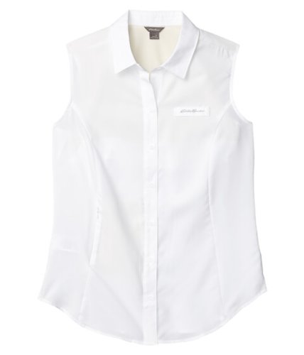 Imbracaminte femei eddie bauer sleeveless guide shirt white