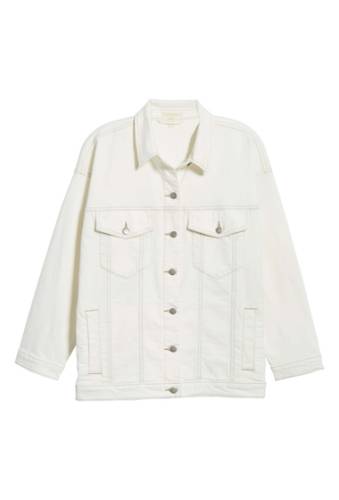 Imbracaminte femei eileen fisher classic collar organic cotton denim jacket unnat