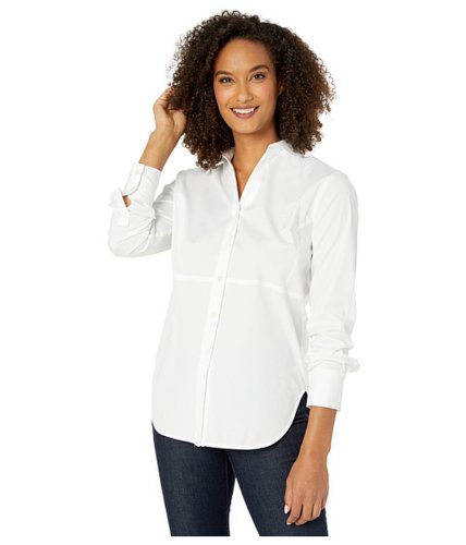 Imbracaminte femei elliott lauren white on white seamed detail shirt white