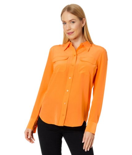 Imbracaminte femei equipment slim signature blouse apricot