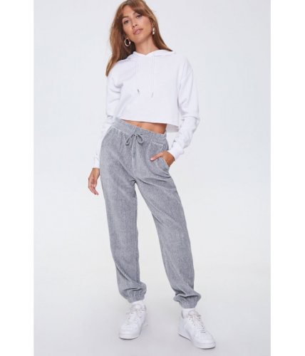 Imbracaminte femei forever21 ribbed french terry joggers heather grey