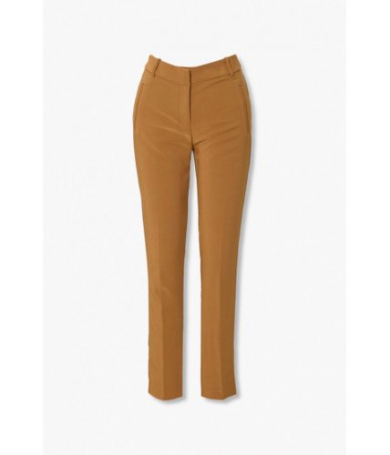 Imbracaminte femei forever21 skinny mid-rise pants camel