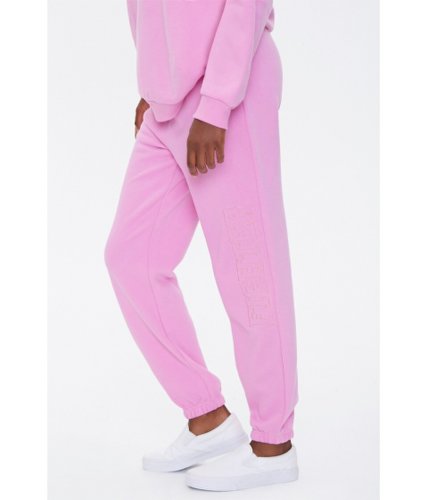Imbracaminte femei forever21 stand up to cancer fighter joggers hot pinkpink