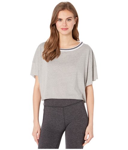 Imbracaminte femei free people forever yours tee grey combo
