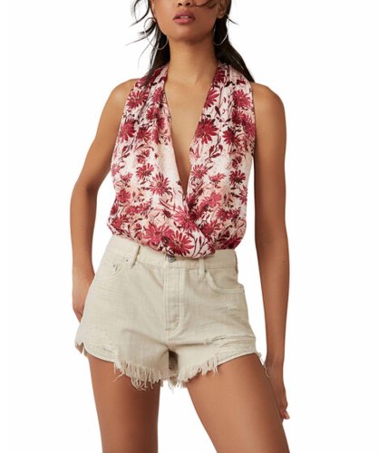 Imbracaminte femei free people printed there she goes bodysuit romantic combo