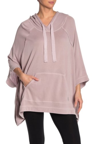 Imbracaminte femei free people squared up knit poncho taupe dove