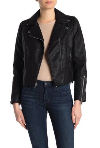 Imbracaminte femei french connection faux leather jacket black