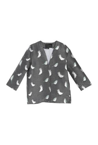 Imbracaminte femei frnch bird printed jacket grey