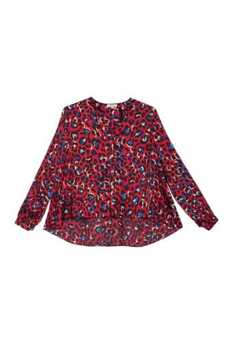 Imbracaminte femei frnch leopard print blouse red