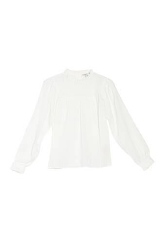 Imbracaminte femei frnch ruffle collar long sleeve blouse white