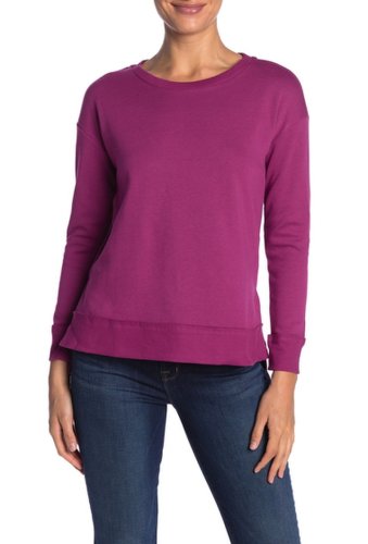 Imbracaminte femei gibson soft knit sweatshirt magenta
