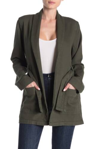 Imbracaminte femei good american the wrap belted jacket regular plus size olive008