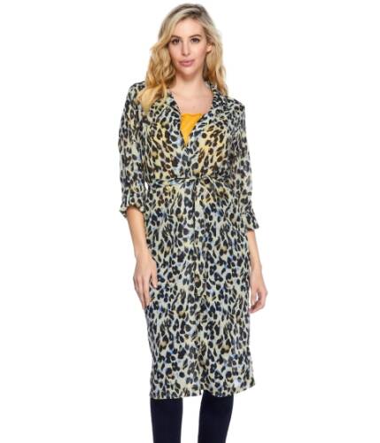 Imbracaminte femei guess ghepardo leopard tie duster leopard multi