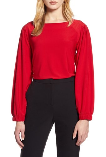 Imbracaminte femei halogen full sleeve knit top red chili
