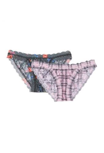Imbracaminte femei hanky panky lace brazilian bikini panties - pack of 2 cluelesscheckered