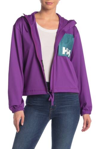 Imbracaminte femei helly hansen hooded fleece lined zip up jacket 672 heritage purple