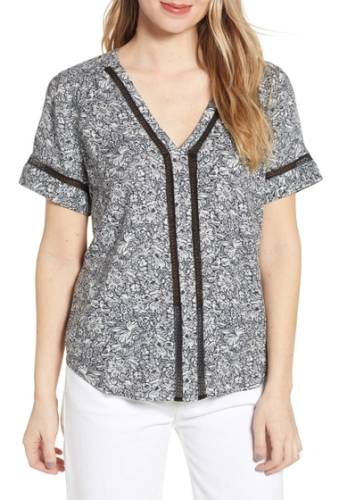 Imbracaminte femei hinge pullover v-neck blouse grey dense meadow vintage