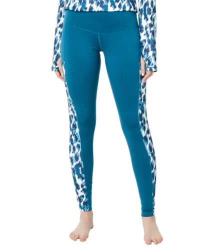 Imbracaminte femei hot chillys mec pocket print tights cc blueblue painted animal