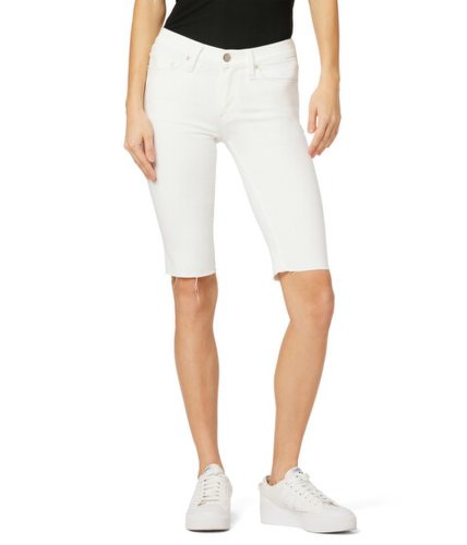 Imbracaminte femei hudson amelia mid-rise knee shorts in white white