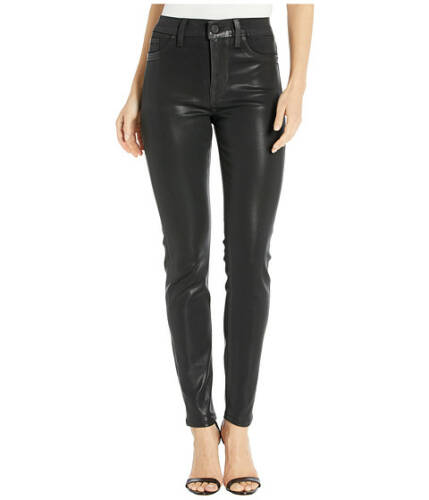 Imbracaminte femei hudson jeans barbara high-waist super skinny in noir coated 3 noir coated 3