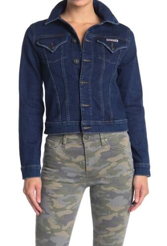 Imbracaminte femei hudson jeans signature denim jacket harvest