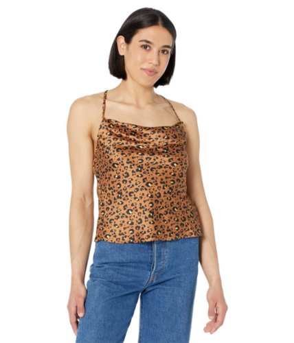 Imbracaminte femei hurley cowl neck cami jungle chic leopard
