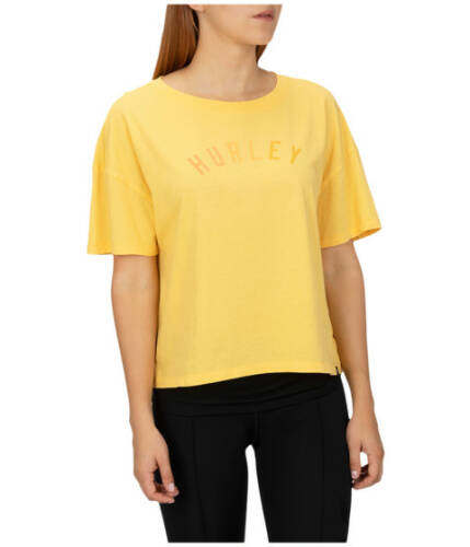 Imbracaminte femei hurley flouncy t-shirt topaz gold