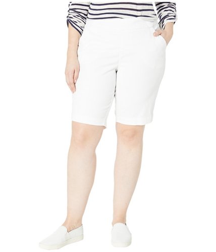 Imbracaminte femei jag jeans plus size plus size gracie pull-on bermuda shorts white