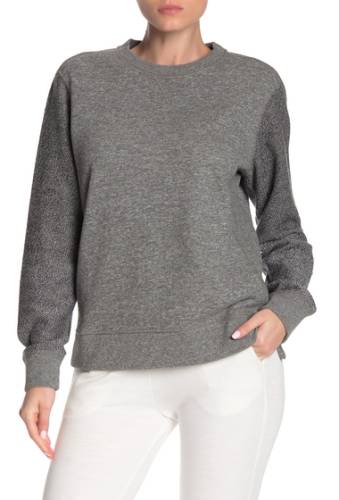 Imbracaminte femei Jason Scott french terry sleeve pullover sweatshirt grey