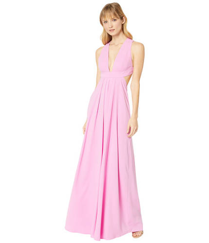 Imbracaminte femei jill jill stuart deep v-side cut out 2-ply crepe gown sugar pink