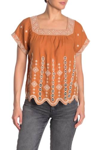 Imbracaminte femei johnny was federica embroidered top spice