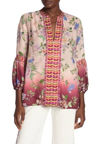 Imbracaminte femei Johnny Was paris embroidered effortless blouse multi