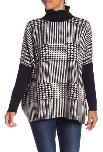 Imbracaminte femei joseph a printed turtleneck sweater blackwinter white