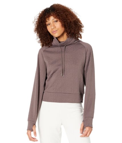 Imbracaminte femei juicy couture sport quilted crop pullover plum truffle