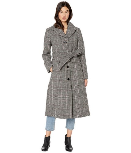 Imbracaminte femei kate spade new york double breasted wool belted trench glen plaid