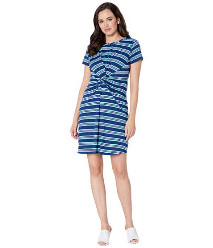 Imbracaminte femei kenneth cole knotted front dress rep horizontal stripe ink