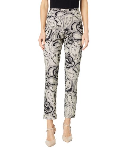Imbracaminte femei krazy larry pull-on ankle pants ivory paisley