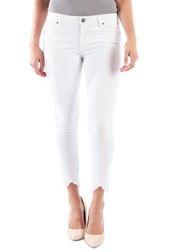 Imbracaminte femei kut from the kloth connie ankle skinny jeans optic white optic white