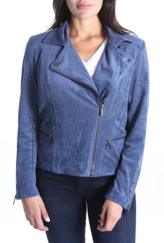Imbracaminte femei kut from the kloth faux suede eveline jacket slate blue