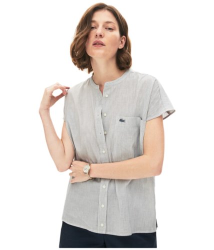 Imbracaminte femei lacoste sleeveless basic shirt flournavy blue