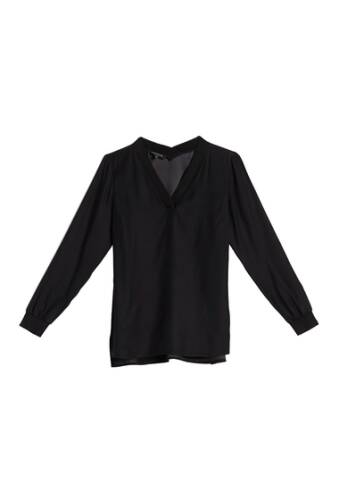 Imbracaminte femei lafayette 148 new york wyatt silk blouse black