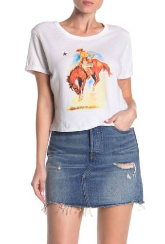 Imbracaminte femei levi\'s graphic ringer horse t-shirt horse white grap