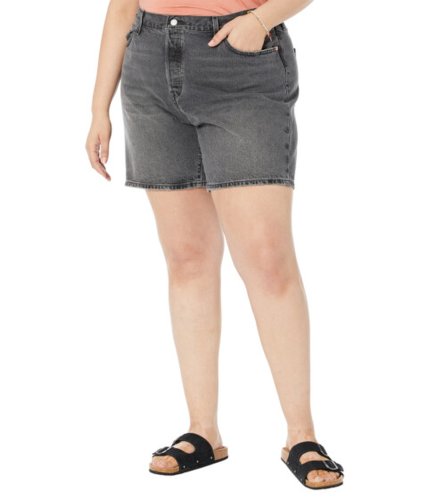 Imbracaminte femei levis plus size 90s 501 shorts black worn in