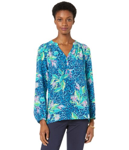 Imbracaminte femei lilly pulitzer elsa top formentera turquoise hot on the spot