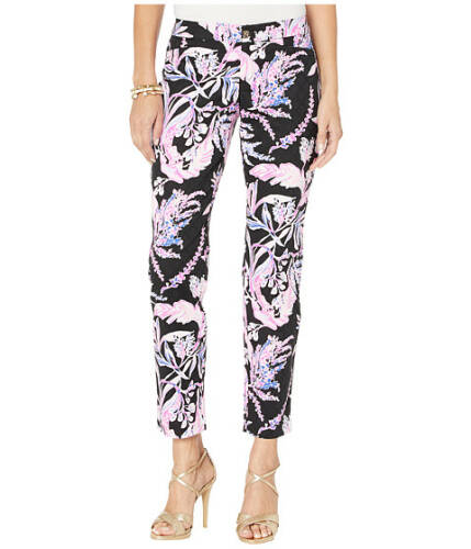Imbracaminte femei lilly pulitzer kelly skinny ankle pants onyx wild within