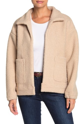Imbracaminte femei line dot parker fleece jacket cream