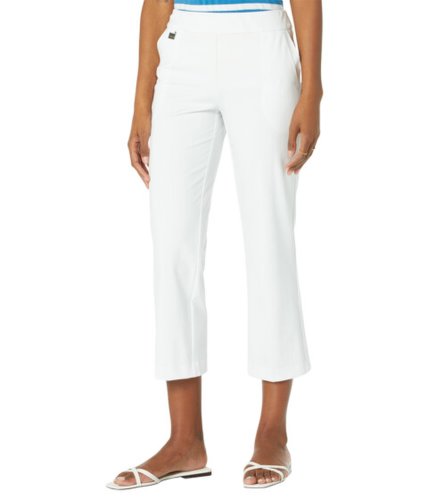Imbracaminte femei lisette l montreal kathryn fabric crop wide leg with pockets white