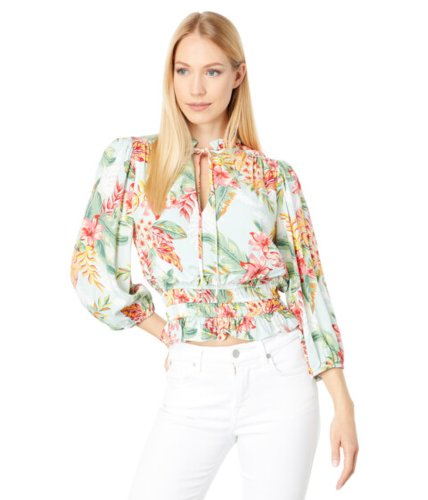 Imbracaminte femei lost wander off to makai top tropical floral print