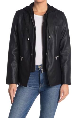 Imbracaminte femei love token owen faux leather jacket black
