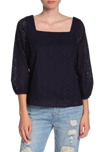 Imbracaminte femei lucky brand liane eyelet embroidered top american n